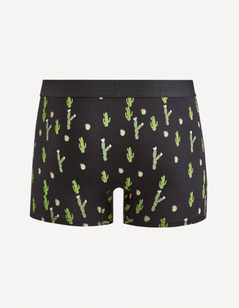 Boxer en coton stretch - noir