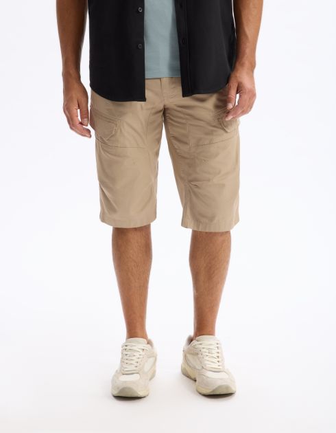 Bermuda 100% coton - beige