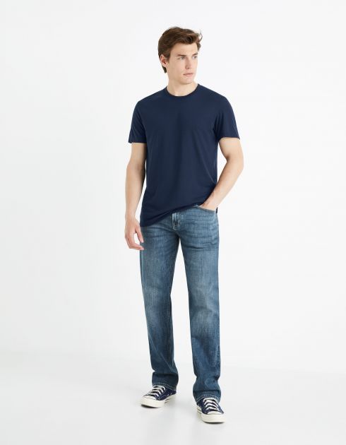 Jean regular C5 3 longueurs stretch - bleu
