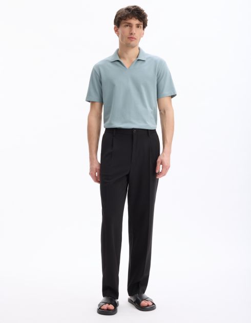 Polo regular coton mélangé - vert