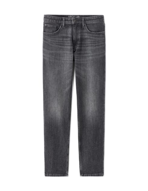 Jean C.15 straight coton stretch 3 longueurs - gris