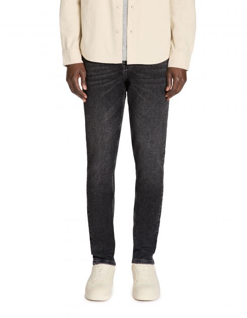 Jean slim coton stretch C15 3 longueurs - noir