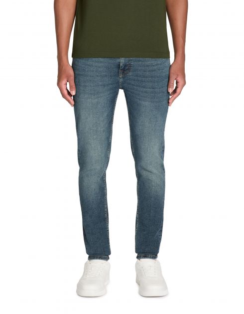 Jean slim coton stretch C15 3 longueurs - vert