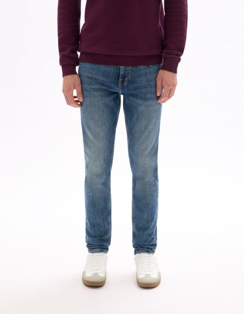 Jean C.25 slim coton stretch - 3 longueurs - double stone