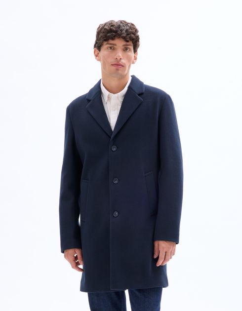 Manteau Woolness en laine mélangé non doublé - marine foncé