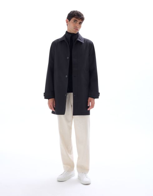 Trench doublure amovible - noir