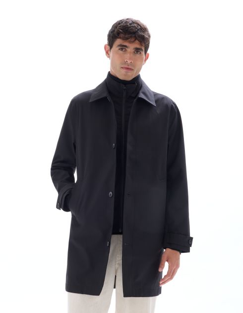 Trench doublure amovible - noir