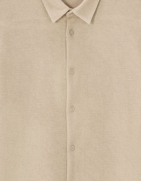 Chemisette regular en maille - beige