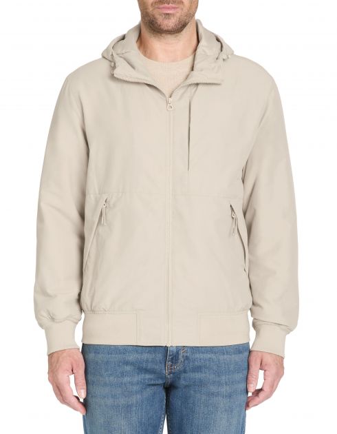 Blouson à capuche - beige
