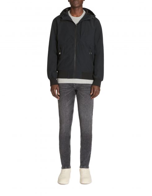 Blouson à capuche - noir