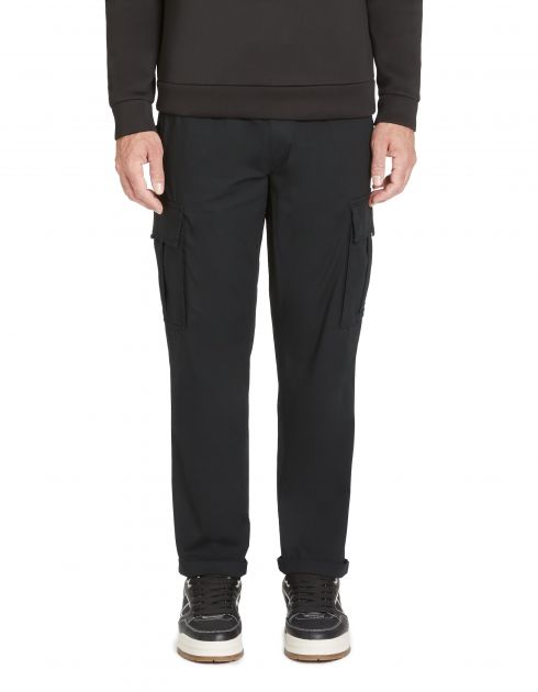 Pantalon cargo straight - noir