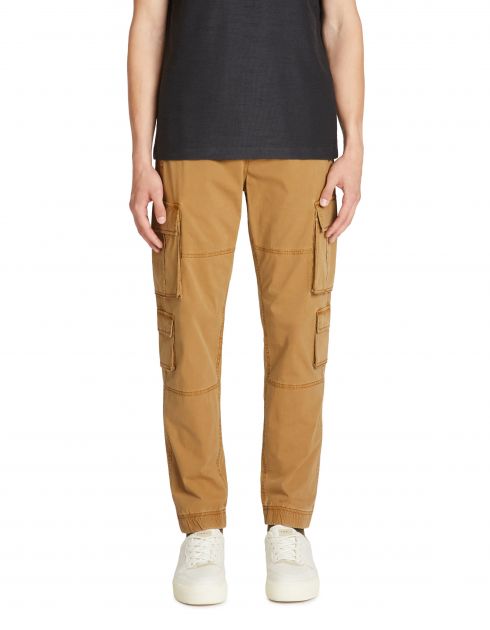 Pantalon cargo jogger - marron