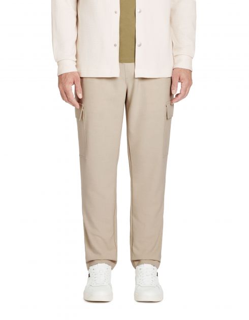 Pantalon cargo jogger - beige