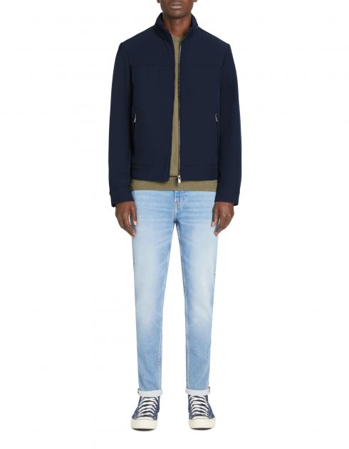Blouson col montant - marine