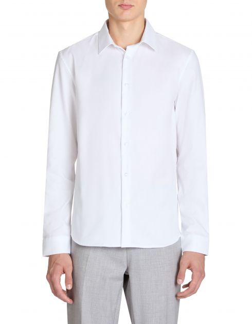 Chemise regular en oxford royal - blanc