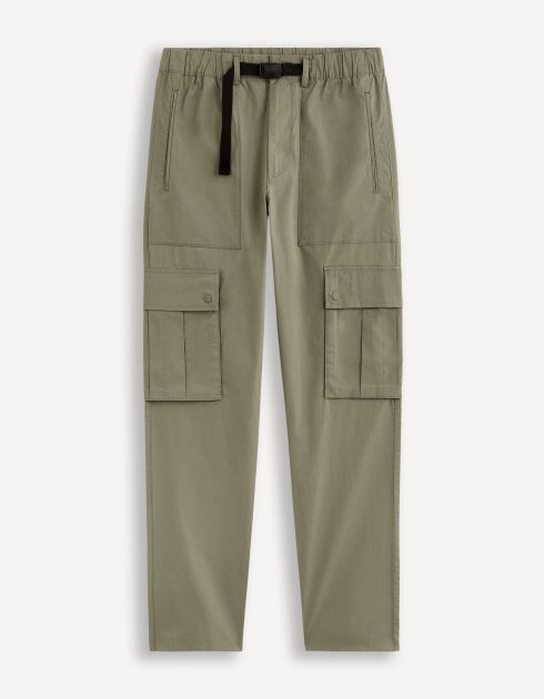 Pantalon cargo straight - kaki