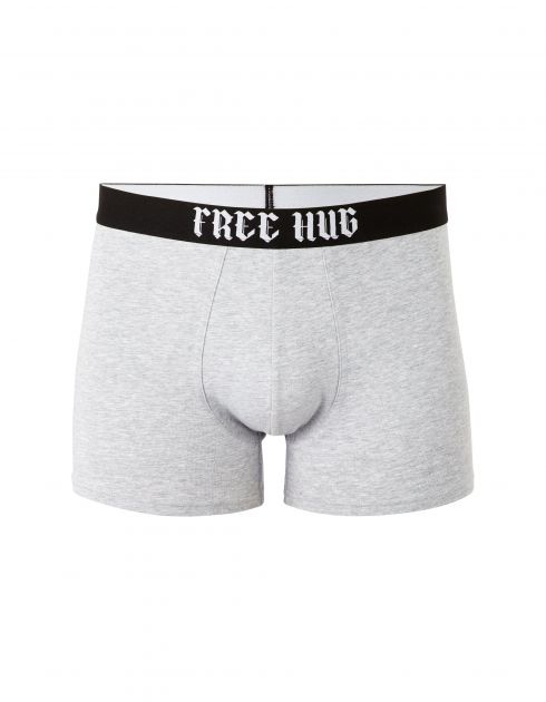 Caleçons boxer à motifs - gris