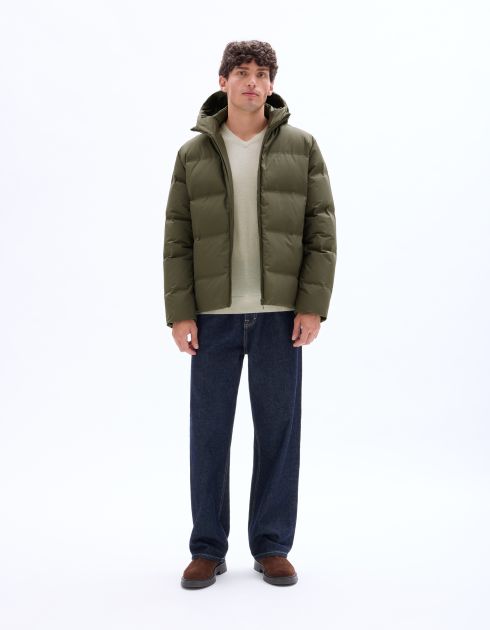 Doudoune Downwarm 90% duvet 10% plume sans couture - kaki