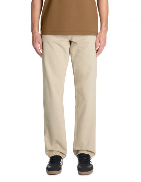 Jean loose 100% coton - beige