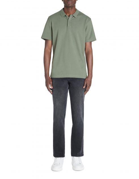 Polo regular coton mélangé - kaki