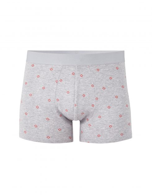 Boxer imprimé - gris chine
