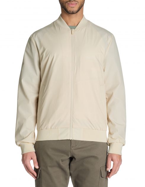Bomber col bomber - écru