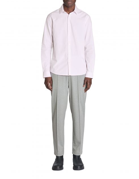 Pantalon straight stretch - gris