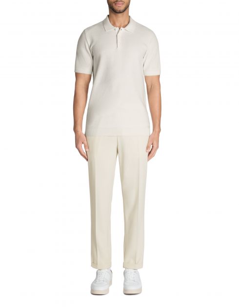 Polo regular 100% coton - beige