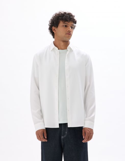Chemise regular  100% TENCEL™ Lyocell - blanc
