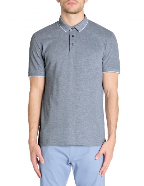 Polo regular coton mélangé - marine