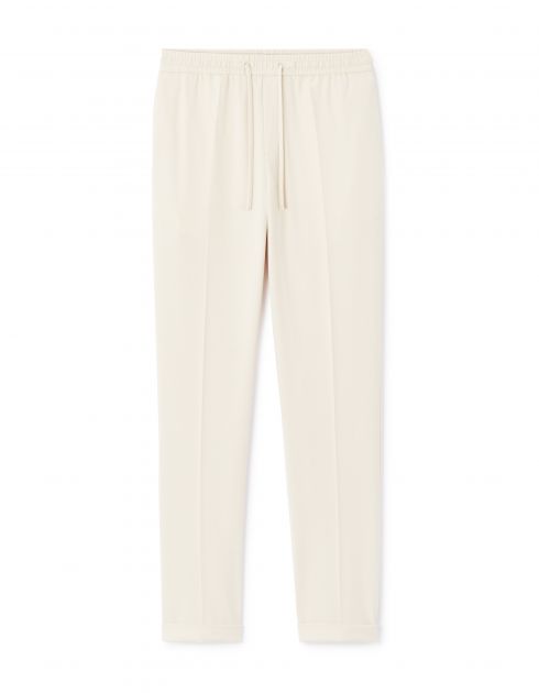 Pantalon straight stretch - beige