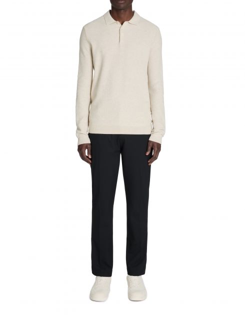 Chino straight stretch - noir