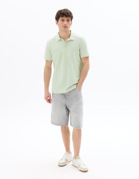 PO.02 Polo piqué regular 100% coton - vert menthe