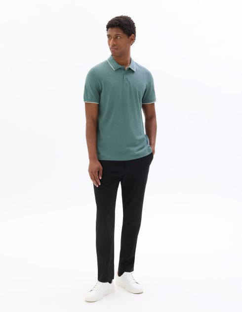 PO.02 Polo piqué regular 100% coton - vert