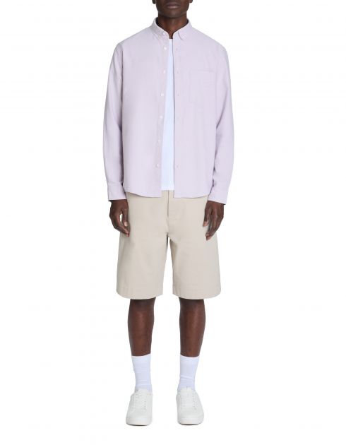 Bermuda 100% coton stretch - beige