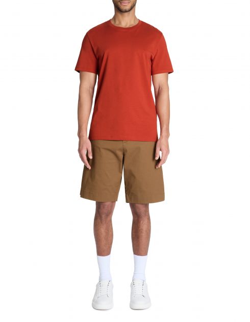 Bermuda 100% coton stretch - marron