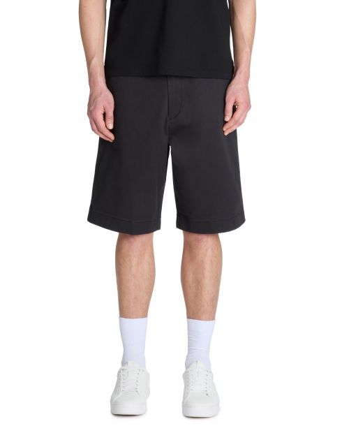 Bermuda 100% coton stretch - noir