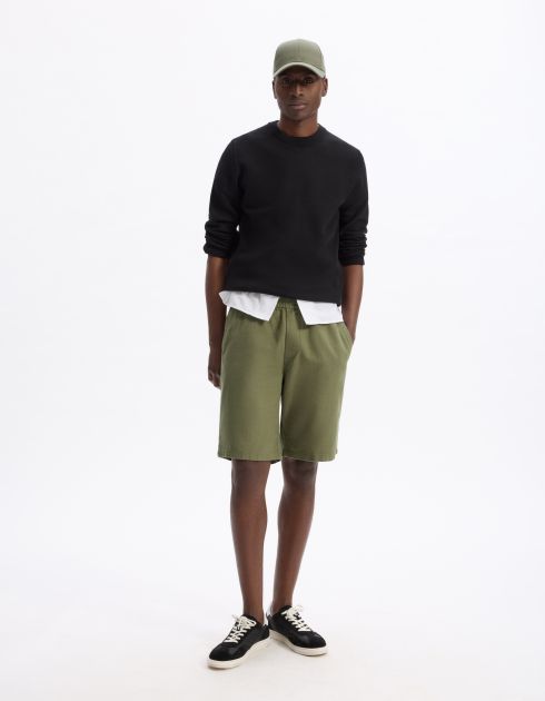 Bermuda 100% coton - kaki