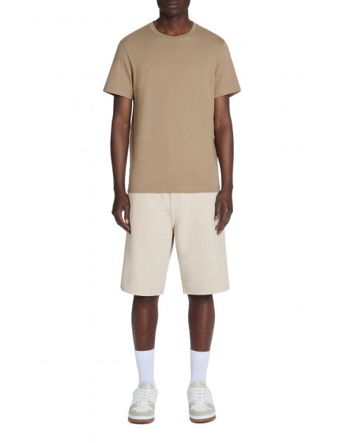 Bermuda baggy en jean - beige
