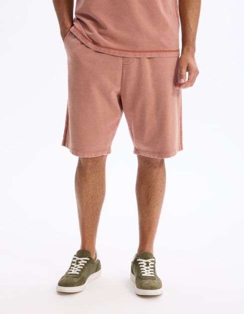 Bermuda 100% coton - marron