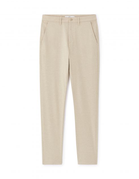 Pantalon slim stretch - beige
