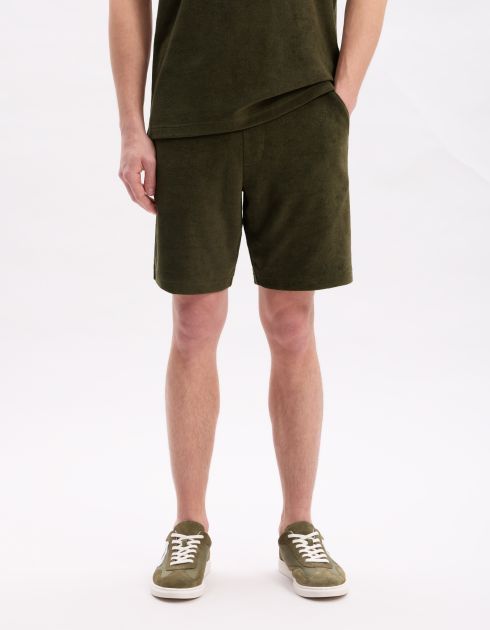 Bermuda 100% coton - kaki