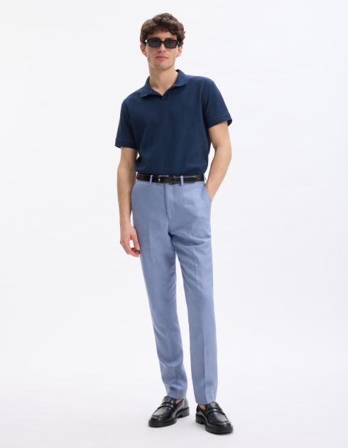 Polo regular 100% coton - marine