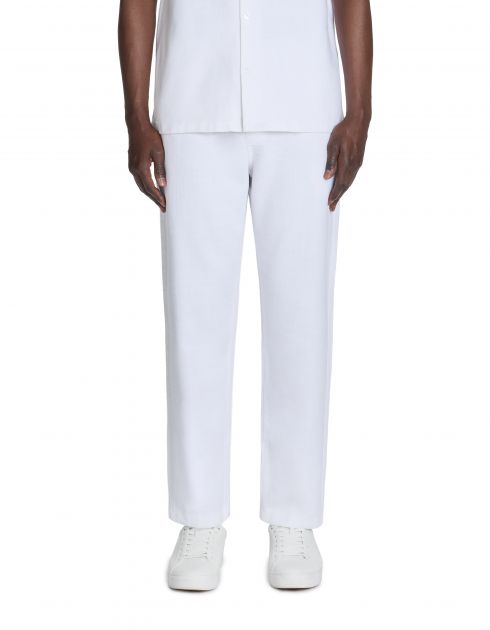 Pantalon relaxed 100% coton - beige