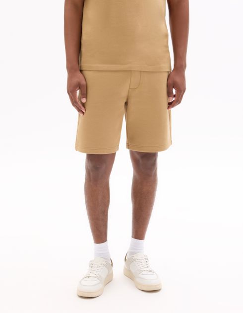 SW.05 Short en molleton 100% coton - beige clair