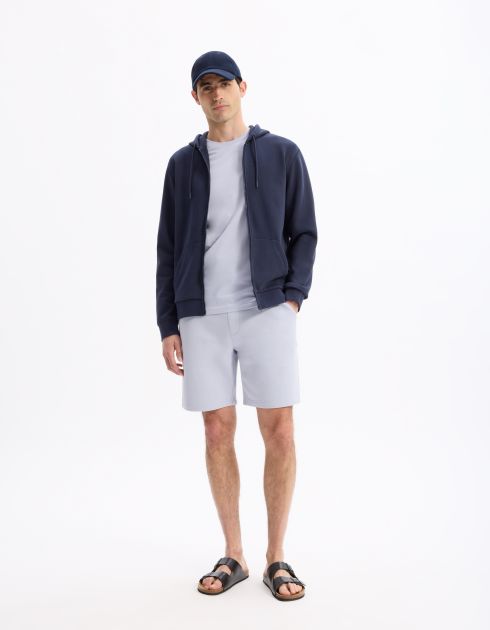 Bermuda 100% coton - violet