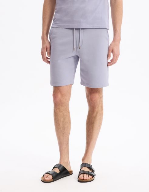 Bermuda 100% coton - violet