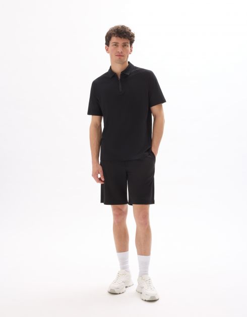 Polo regular Coolmax - noir