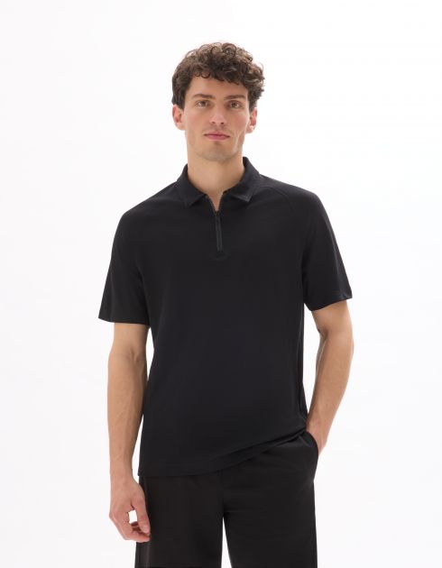 Polo regular Coolmax - noir