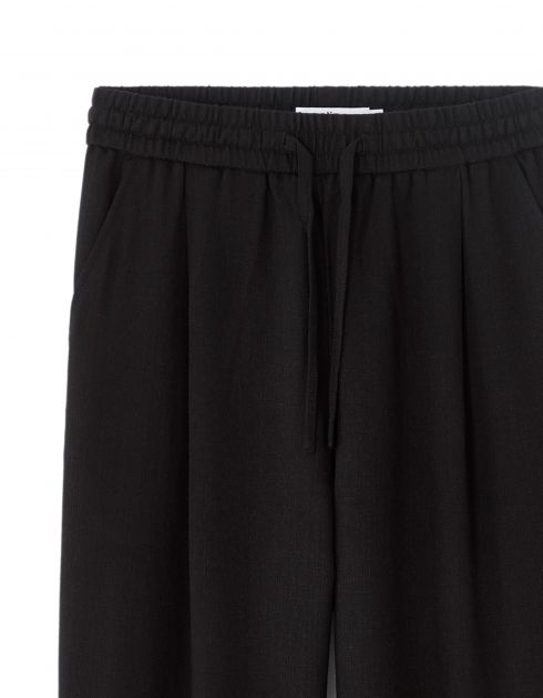 Pantalon loose texturé - noir